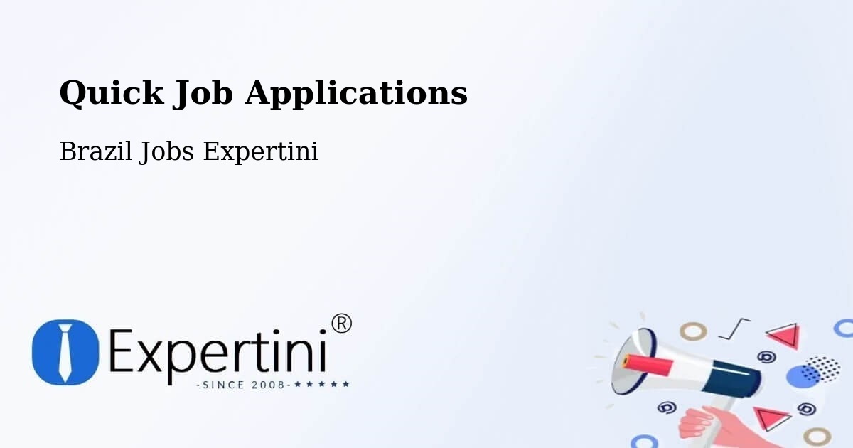 Quick Apply Feature – Condeúba - Brazil Jobs Expertini