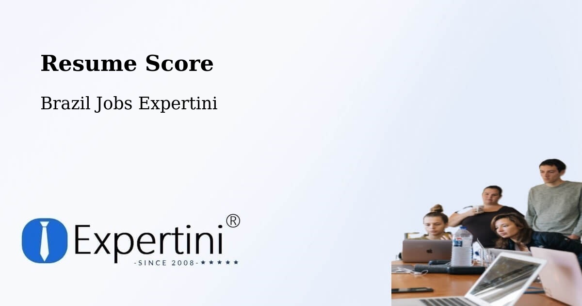 Resume Score & Job Description Match Tool – Condeúba - Brazil Jobs Expertini
